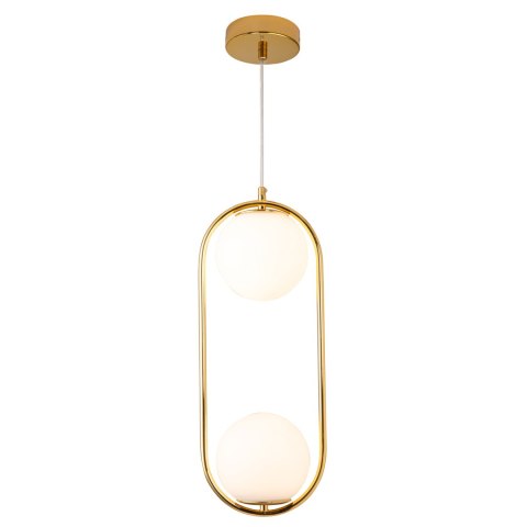 Lampa wisząca COSTA DUO złota 50 cm Lampa wisząca COSTA DUO złota 50 cm