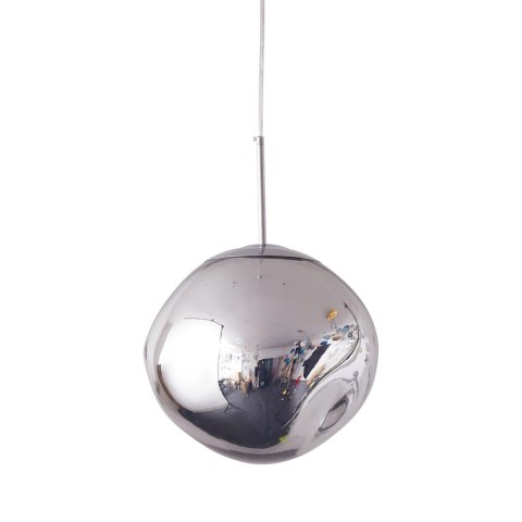 Lampa wisząca GLAM M srebrna 28 cm Lampa wisząca GLAM M srebrna 28 cm