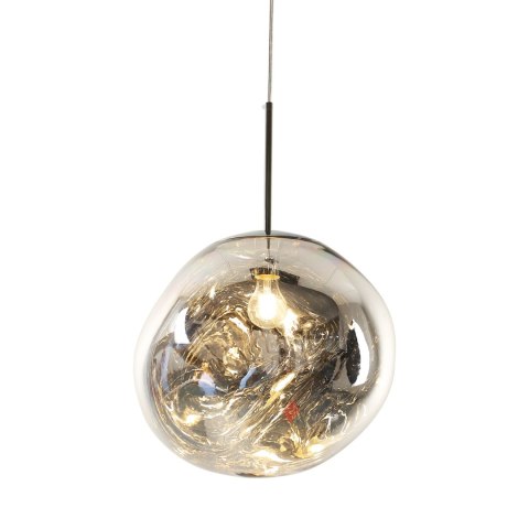 Lampa wisząca GLAM M srebrna 28 cm Lampa wisząca GLAM M srebrna 28 cm