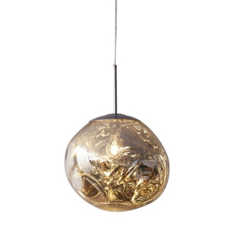 Lampa wisząca GLAM M srebrna 28 cm Lampa wisząca GLAM M srebrna 28 cm