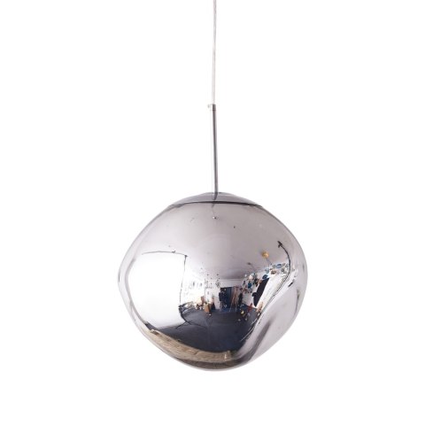 Lampa wisząca GLAM M srebrna 28 cm Lampa wisząca GLAM M srebrna 28 cm