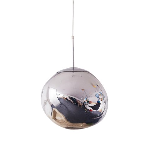 Lampa wisząca GLAM M srebrna 28 cm Lampa wisząca GLAM M srebrna 28 cm