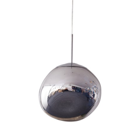 Lampa wisząca GLAM M srebrna 28 cm Lampa wisząca GLAM M srebrna 28 cm