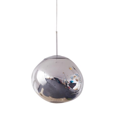 Lampa wisząca GLAM M srebrna 28 cm Lampa wisząca GLAM M srebrna 28 cm