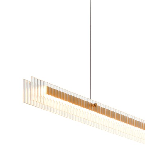 Lampa wisząca LONGIN-120 LED złoty 120 cm Lampa wisząca LONGIN-120 LED złoty 120 cm