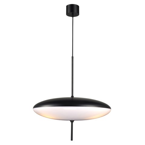 Lampa wisząca PIATTO biało-czarna 50 cm Lampa wisząca PIATTO biało-czarna 50 cm