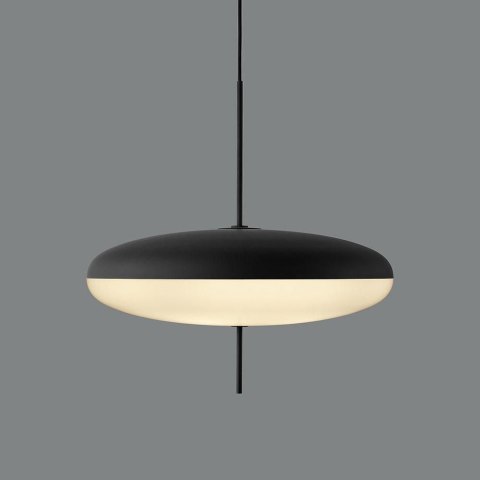 Lampa wisząca PIATTO biało-czarna 50 cm Lampa wisząca PIATTO biało-czarna 50 cm