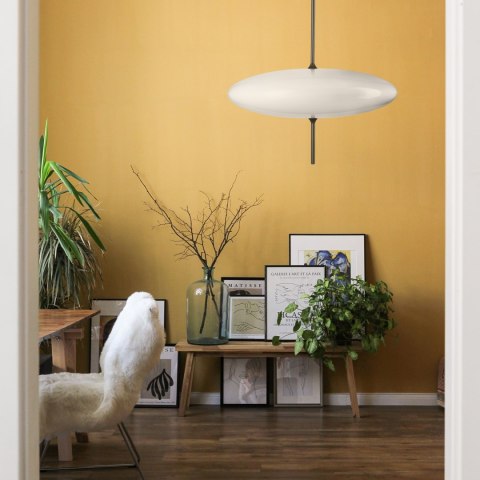 Lampa wisząca PIATTO biało-czarna 50 cm Lampa wisząca PIATTO biało-czarna 50 cm