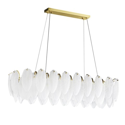 Lampa wisząca PIUMA LONG biała 100 cm Lampa wisząca PIUMA LONG biała 100 cm