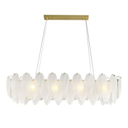 Lampa wisząca PIUMA LONG biała 100 cm