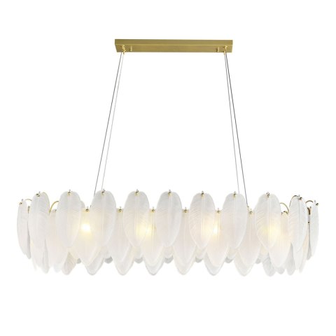 Lampa wisząca PIUMA LONG biała 100 cm Lampa wisząca PIUMA LONG biała 100 cm