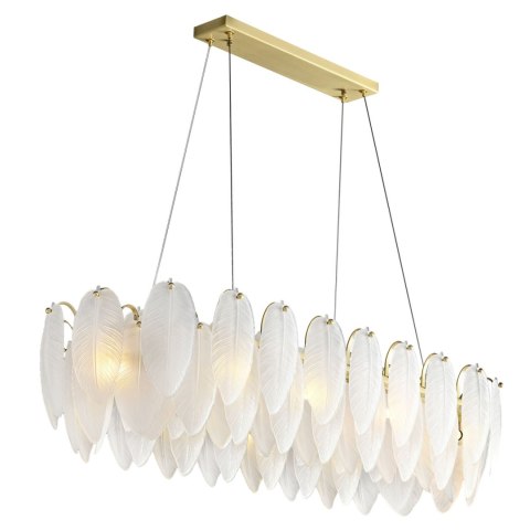 Lampa wisząca PIUMA LONG biała 100 cm Lampa wisząca PIUMA LONG biała 100 cm