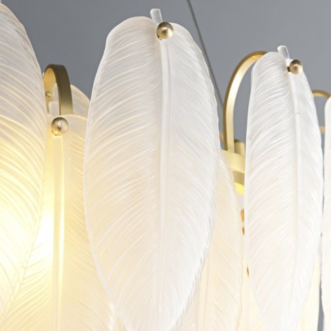Lampa wisząca PIUMA LONG biała 100 cm Lampa wisząca PIUMA LONG biała 100 cm