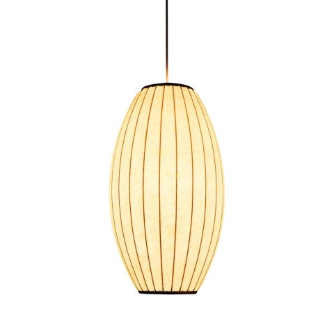 Lampa wisząca SILK BARREL biała 50 cm Lampa wisząca SILK BARREL biała 50 cm