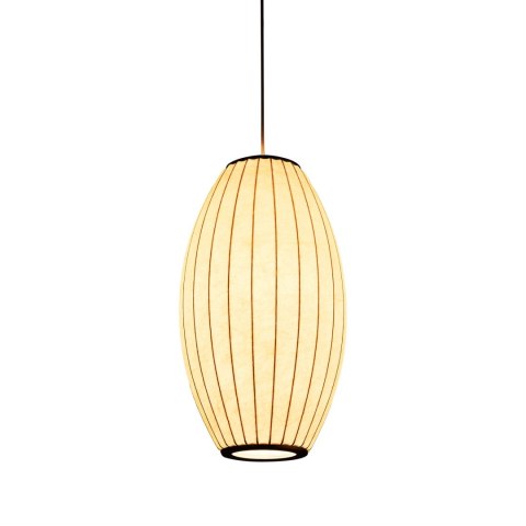 Lampa wisząca SILK BARREL biała 50 cm Lampa wisząca SILK BARREL biała 50 cm