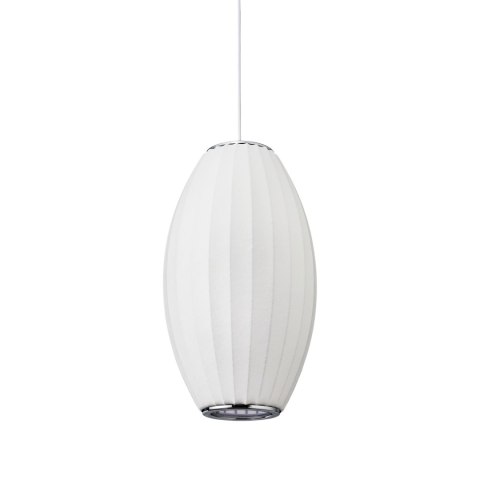 Lampa wisząca SILK BARREL biała 50 cm Lampa wisząca SILK BARREL biała 50 cm