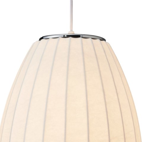 Lampa wisząca SILK BARREL biała 50 cm Lampa wisząca SILK BARREL biała 50 cm
