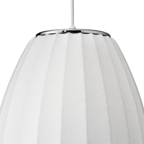 Lampa wisząca SILK BARREL biała 50 cm Lampa wisząca SILK BARREL biała 50 cm
