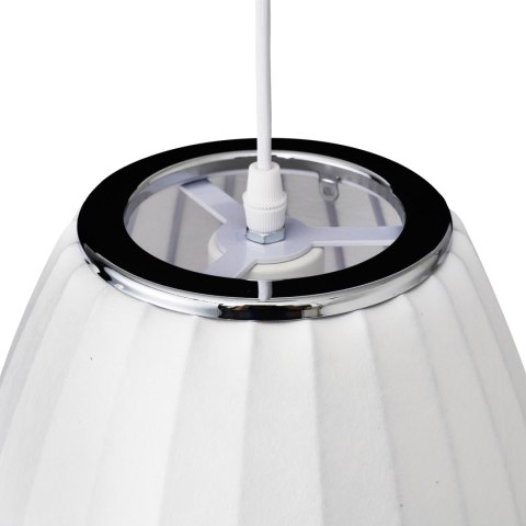 Lampa wisząca SILK BARREL biała 50 cm Lampa wisząca SILK BARREL biała 50 cm