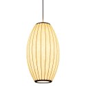 Lampa wisząca SILK BARREL biała 60 cm