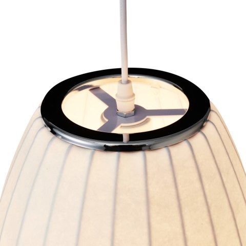 Lampa wisząca SILK BARREL biała 60 cm Lampa wisząca SILK BARREL biała 60 cm