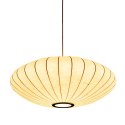 Lampa wisząca SILK FLAT biała 50 cm
