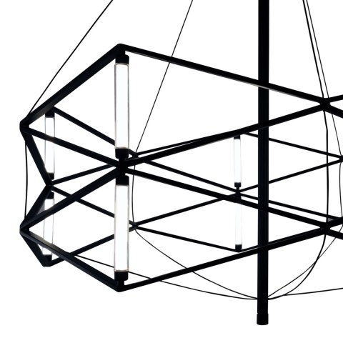 Lampa wisząca SPACE LED czarna 60 cm Lampa wisząca SPACE LED czarna 60 cm
