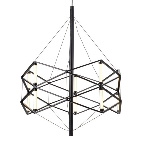 Lampa wisząca SPACE LED czarna 60 cm Lampa wisząca SPACE LED czarna 60 cm