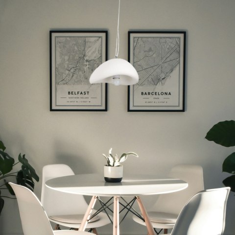 Lampa wisząca STONE biała 30 cm Lampa wisząca STONE biała 30 cm