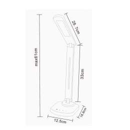 1601 LAMPA BIURKOWA CZARNA/BLACK