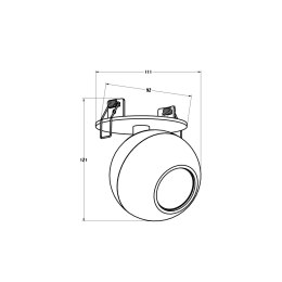 ACGU10-153 BUELL1 PLAFON CZARNY/BLACK