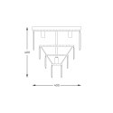 FC17106/4+1-CHR AMEDEO LAMPA SUFITOWA CHROM/CHROME