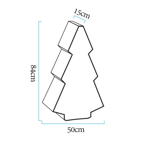 Lampa ogrodowa choinka X-MASS TREE M LED RGBW 16 kolorów 84 cm Lampa ogrodowa choinka X-MASS TREE M LED RGBW 16 kolorów 84 cm