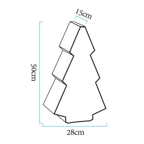 Lampa ogrodowa choinka X-MASS TREE S LED RGBW 16 kolorów 50 cm Lampa ogrodowa choinka X-MASS TREE S LED RGBW 16 kolorów 50 cm