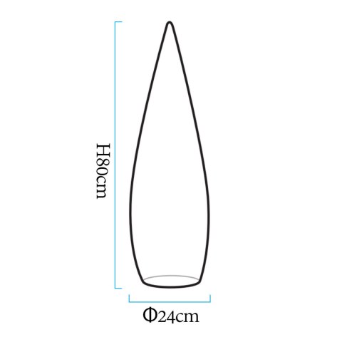 Lampa ogrodowa stojąca duszek GHOST LED RGBW 16 kolorów 80 cm Lampa ogrodowa stojąca duszek GHOST LED RGBW 16 kolorów 80 cm