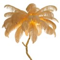 Lampa podłogowa EMU pióra beżowe 150 cm