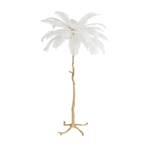 Lampa podłogowa EMU pióra białe 170 cm Lampa podłogowa EMU pióra białe 170 cm