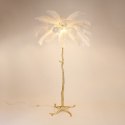 Lampa podłogowa EMU pióra białe 170 cm