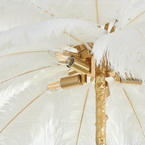 Lampa podłogowa EMU pióra białe 170 cm Lampa podłogowa EMU pióra białe 170 cm