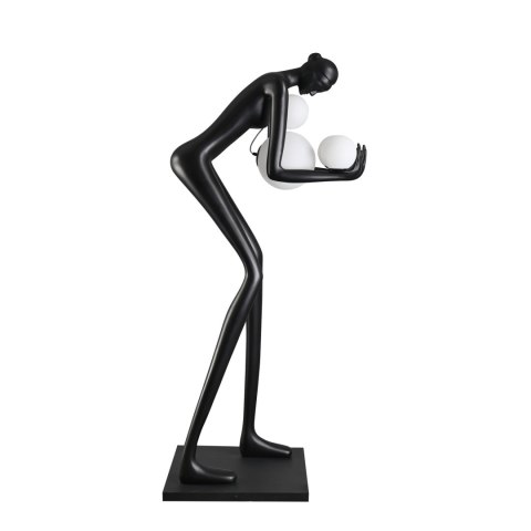 Lampa podłogowa WOMAN-2 BLACK czarna 190 cm Lampa podłogowa WOMAN-2 BLACK czarna 190 cm
