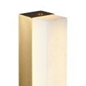 Lampa ścienna BLOCK biały marmur i mosiądz 40 cm