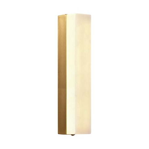 Lampa ścienna BLOCK biały marmur i mosiądz 40 cm Lampa ścienna BLOCK biały marmur i mosiądz 40 cm