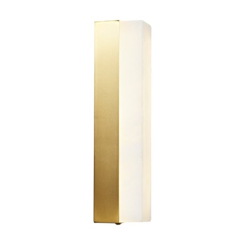 Lampa ścienna BLOCK biały marmur i mosiądz 40 cm Lampa ścienna BLOCK biały marmur i mosiądz 40 cm