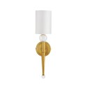 Lampa ścienna DAMA złota 52 cm