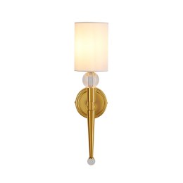 Lampa ścienna DAMA złota 52 cm