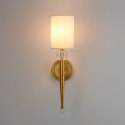 Lampa ścienna DAMA złota 52 cm