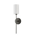 Lampa ścienna DARLING czarny połysk 53 cm