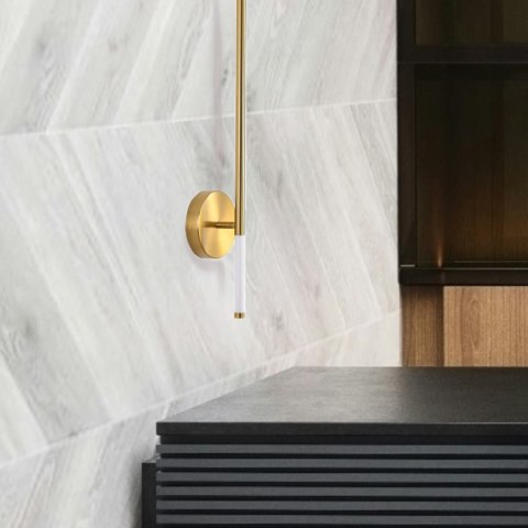Lampa ścienna FRESCO LED złota 125 cm Lampa ścienna FRESCO LED złota 125 cm