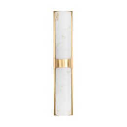 Lampa ścienna MURO LED biały marmur 66 cm
