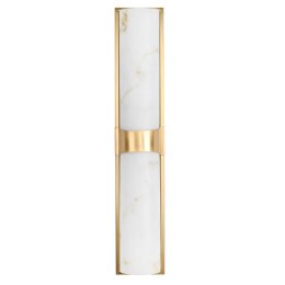 Lampa ścienna MURO LED biały marmur 66 cm